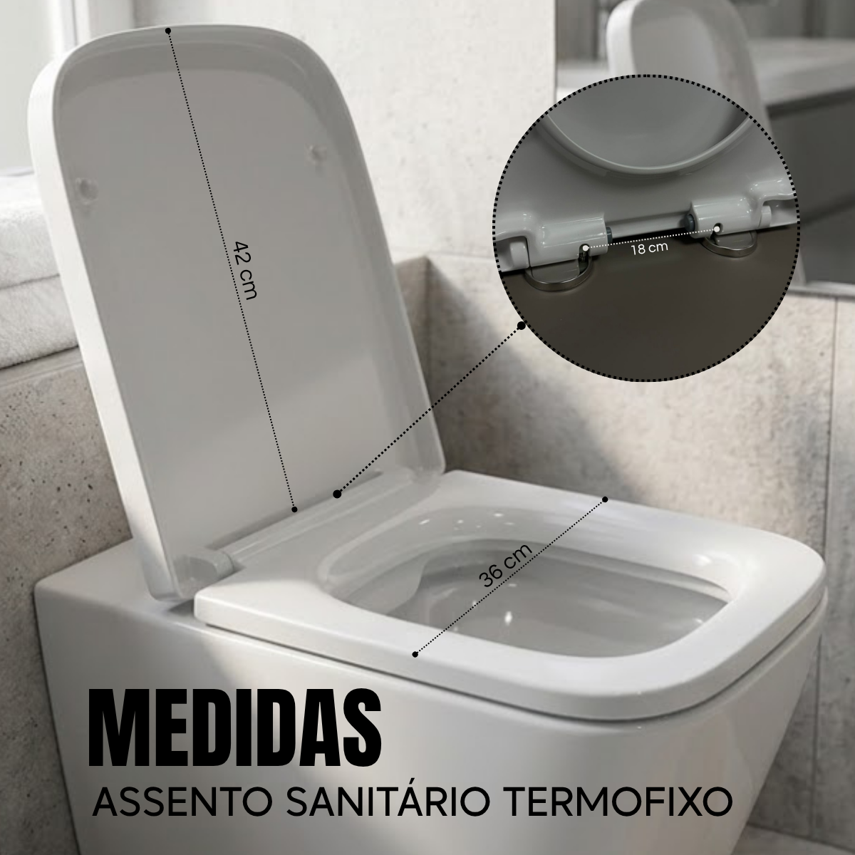 Assento Sanitário Elísio Convencional Soft Branco