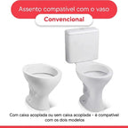 Assento Sanitário Soft Close Oval Convencional