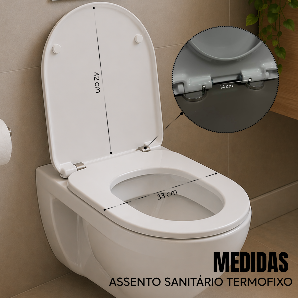 Assento Sanitário Elísio Classic Soft Close Branco