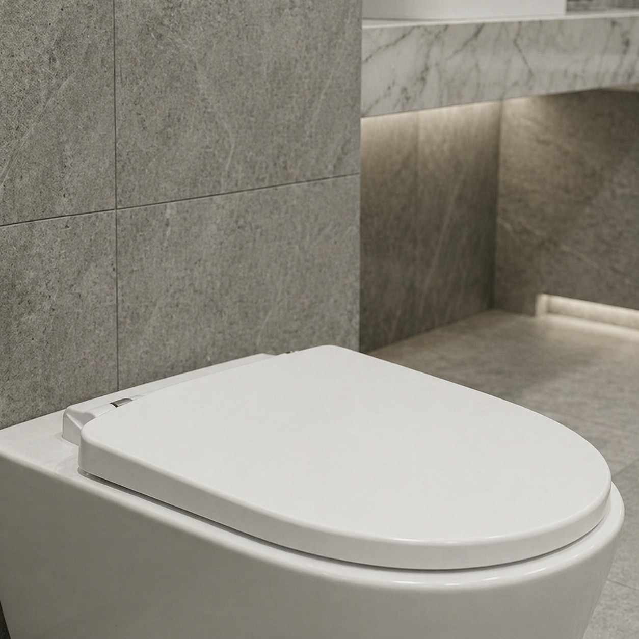 Assento Sanitário Urban Soft Close Branco