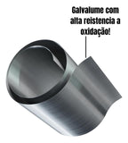Bobina Chapa 0,30mm Galvalume 90 Cm X 25 M