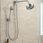 Chuveiro de Parede com Desviador Redondo 5” Cromado