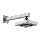 Chuveiro Articulado Autolimpante Quadrado 5” Aço Escovado