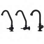 Kit 3 Torneiras Black Fosco