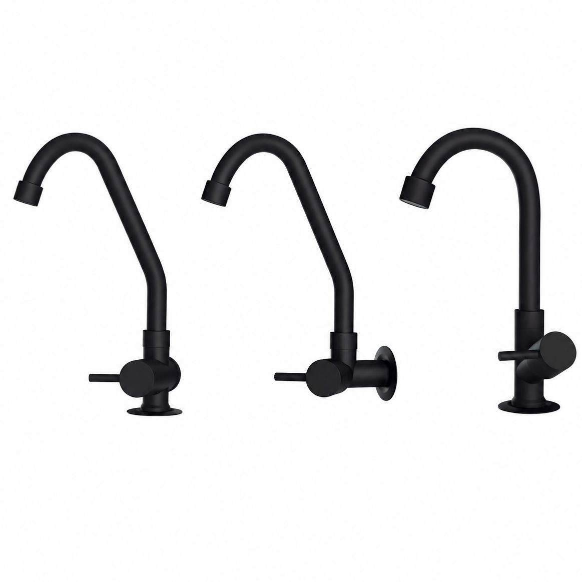Kit 3 Torneiras Black Fosco