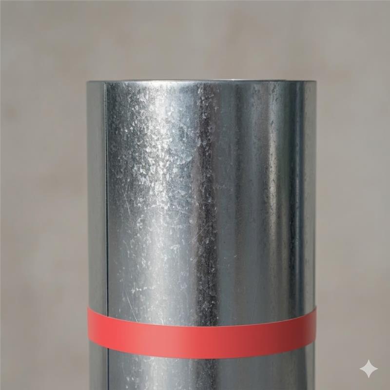 Bobina Chapa 0,40mm Galvanizada 80 Cm X 10 M