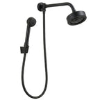 Chuveiro de Parede com Desviador Autolimpante 5” Preto Fosco