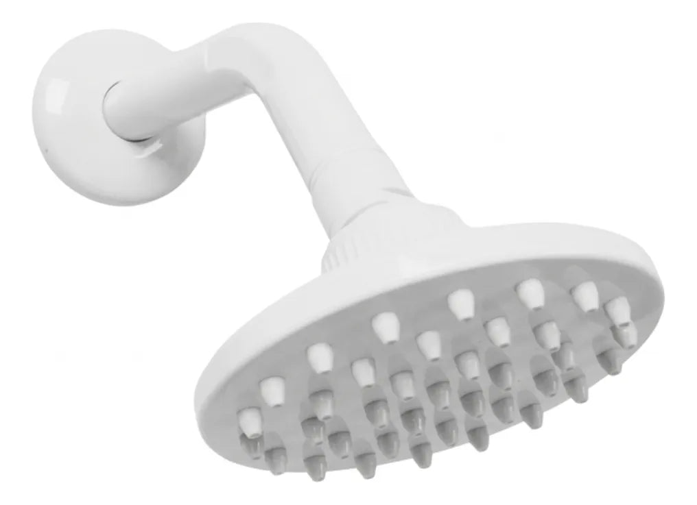 Chuveiro Articulado Redondo abs Branco