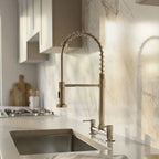 Torneira Gourmet de Bancada com Misturador em Aço Inox 304 Cromada