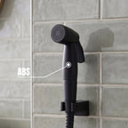 Ducha higiênica metal preto luxo registro e derivação