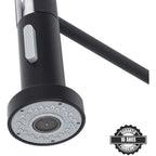 Torneira de parede Cozinha Metal Gourmet Preto