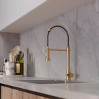 Torneira Gourmet Rosê Gold Bancada Cozinha Q/F