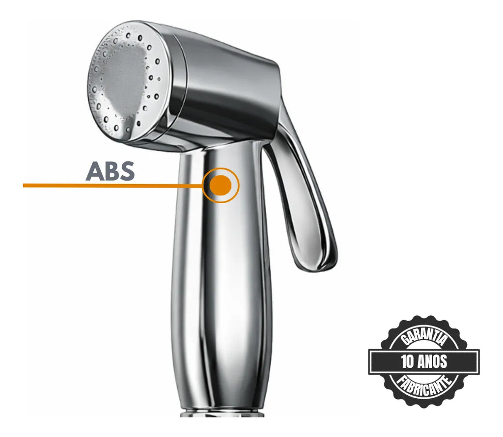 Ducha Higiênica ABS com Alavanca Cromada