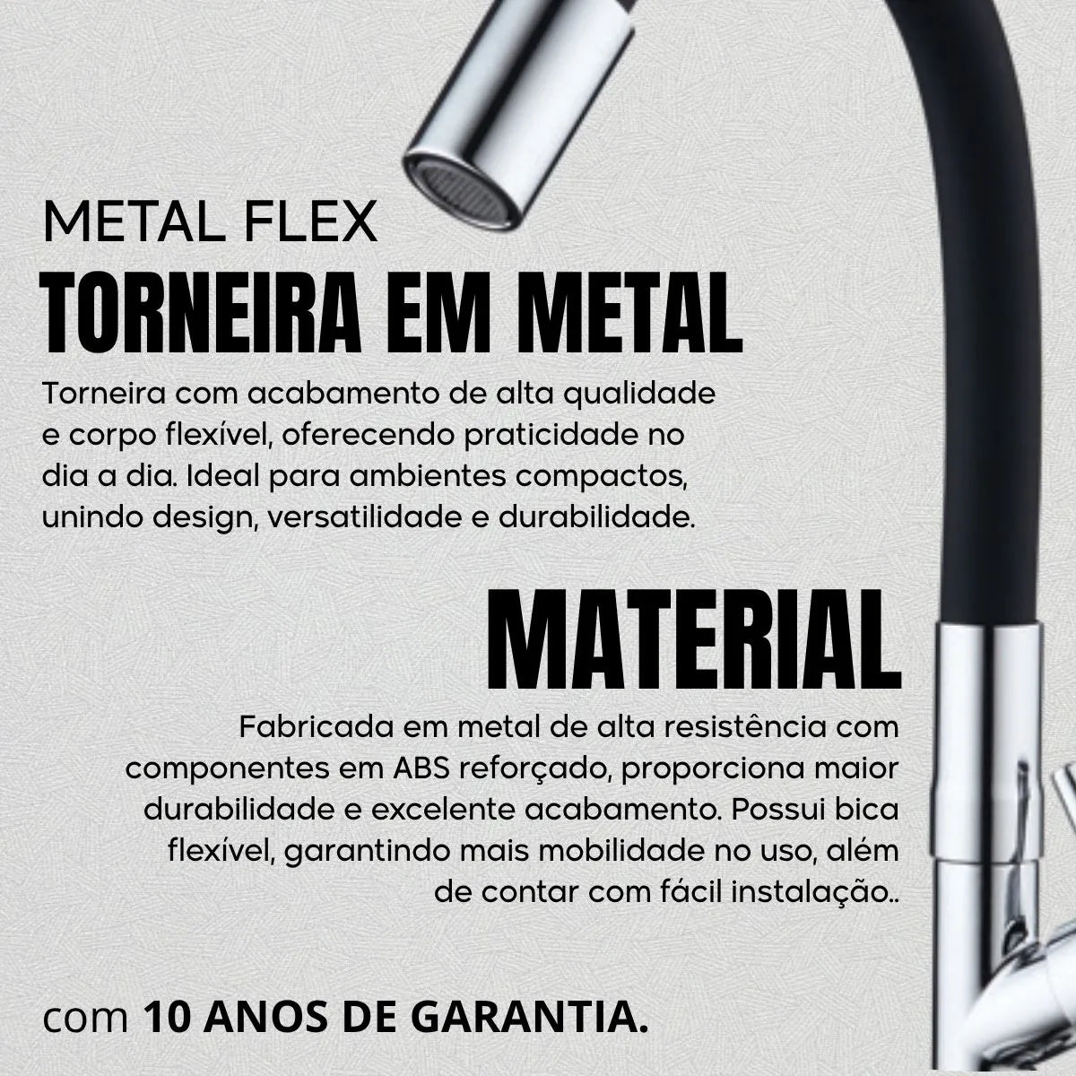 Torneira Preta Cozinha Bancada Gourmet Flexível Luxo