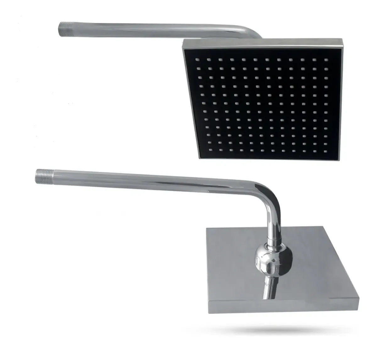 Chuveiro Quadrado Articulável ABS Cromado