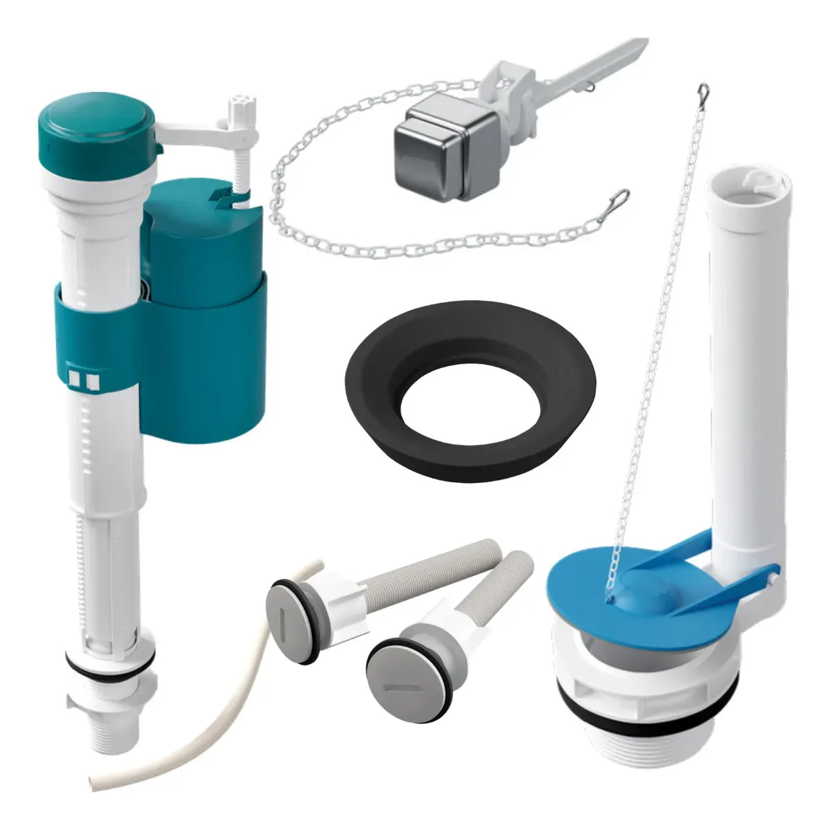 Kit Completo Caixa Acoplada Acionamento Lateral Universal