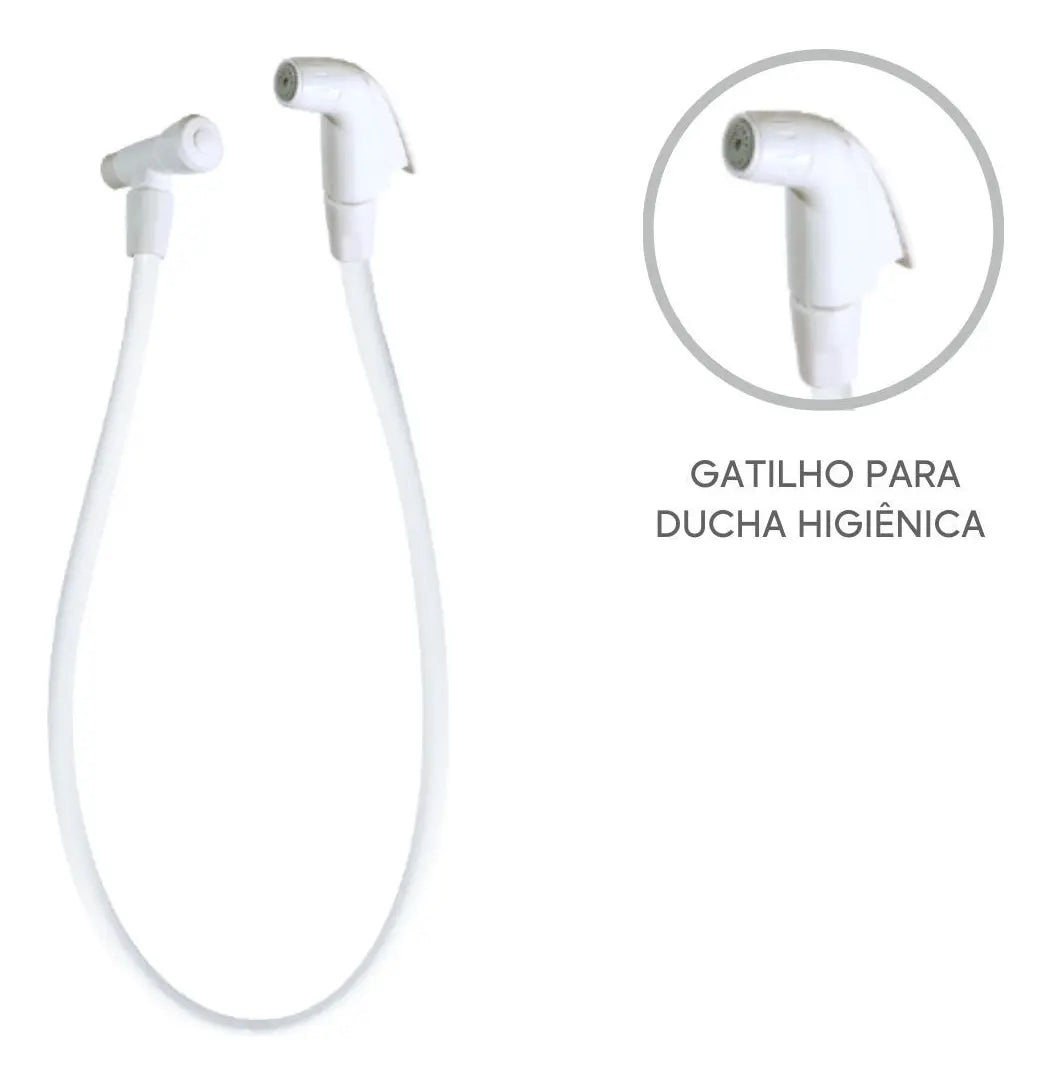 Gatilho P/ Reposição Chuveirinho Ducha Higiênica Branca