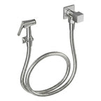 Ducha Higiênica Chuveirinho Quadrada Metal Cromada