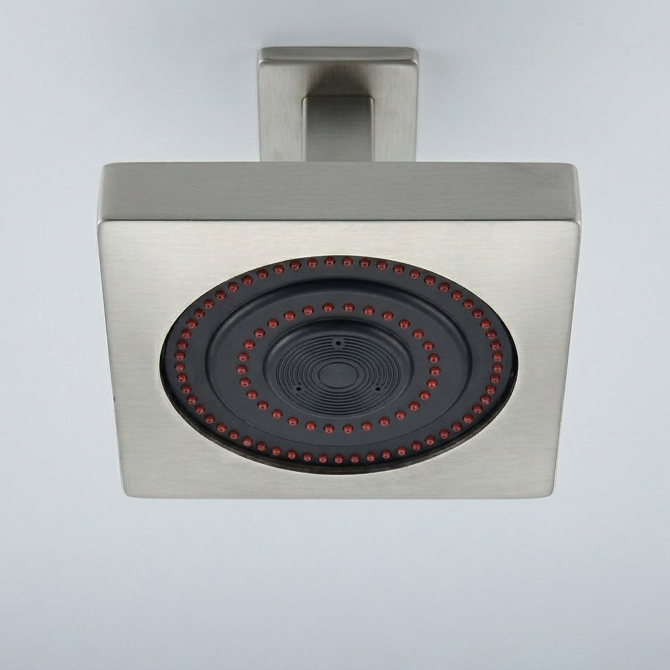 Chuveiro de Teto Autolimpante Quadrado 5” Escovado
