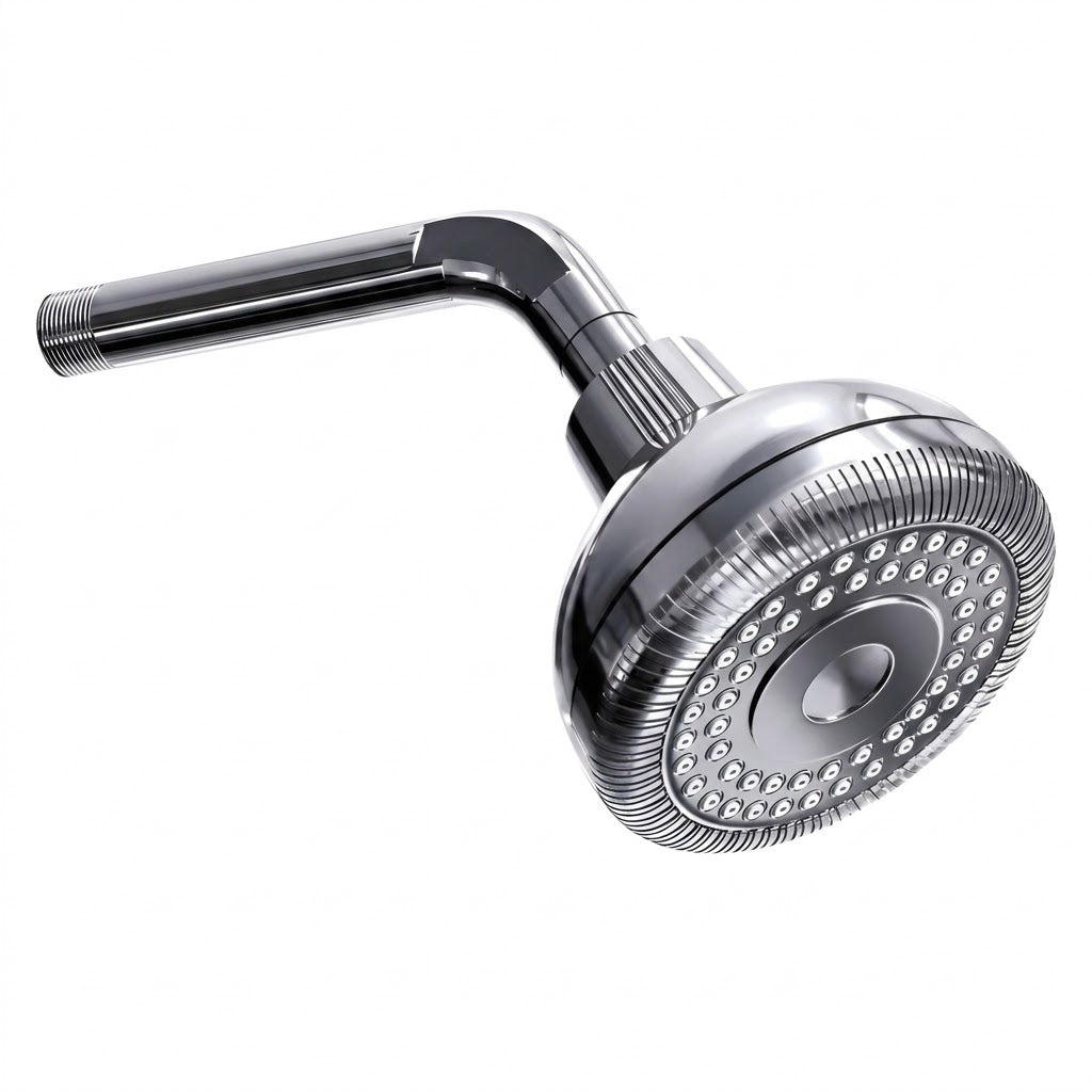Chuveiro Articulado redondo cromado luxo
