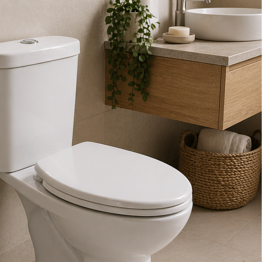 Assento Para Vaso Sanitário Elísio Convencional Soft Close Branco