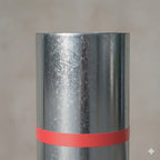 Bobina Chapa 0,40mm Galvanizada 70 Cm X 25 M