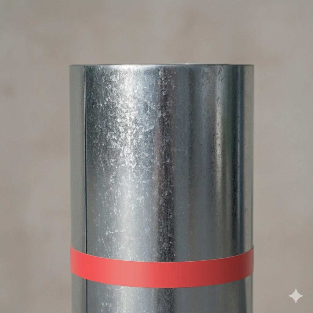 Bobina Chapa 0,40mm Galvanizada 70 Cm X 25 M