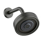 Chuveiro Articulado Autolimpante 5” Preto Fosco