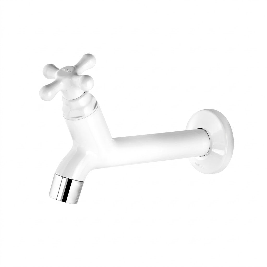 Torneira Tanque Linha Marujá Branca 15cm Viqua